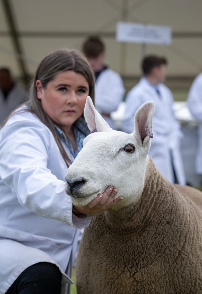 Kirsty is also heavily envolved on the family farm